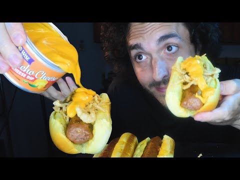 Trying BEYOND MEAT Bratwurst  ! Realistic Fake Meat ! (ASMR) 자막 字幕  ਉਪਸਿਰਲੇਖ | Nomnomsammieboy