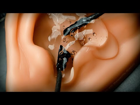 ASMR Ultra-small microphone is submerged in earpick (for sleep / Sub)