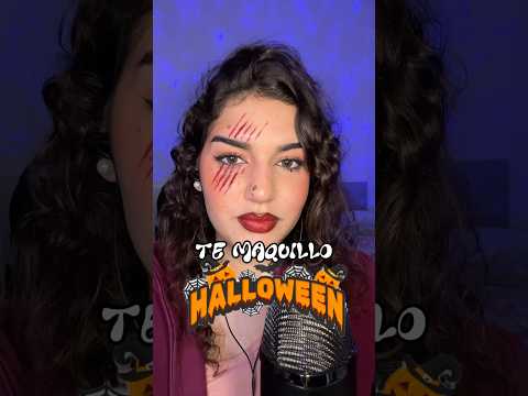 Te maquillo para Halloween 🎃 #asmr