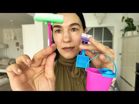 tiny detailed facial cleansing ASMR