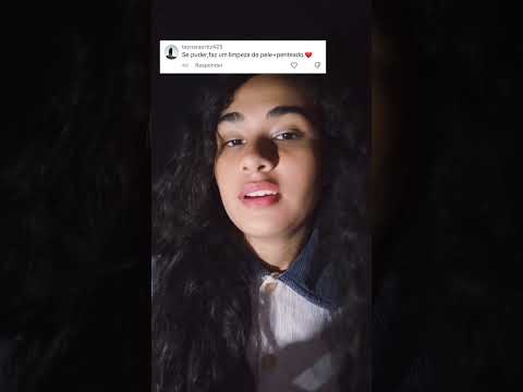 ASMR LIMPEZA DE PELE + PENTEADO DE CABELO #asmr #viral #asmrvideo #tapping #cabelo #shorts #short