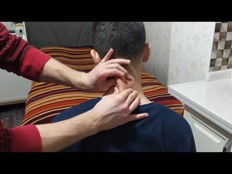 ASMR Relaxing NECK MASSAGE - Back Massage