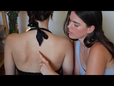 ASMR Back Tracing Game w/ Relaxing Imagery (Whispers & Soft Spoken)