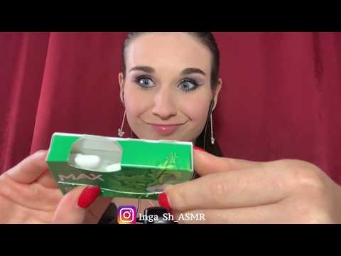 Mouth sounds ASMR, gum chewing, wet lips