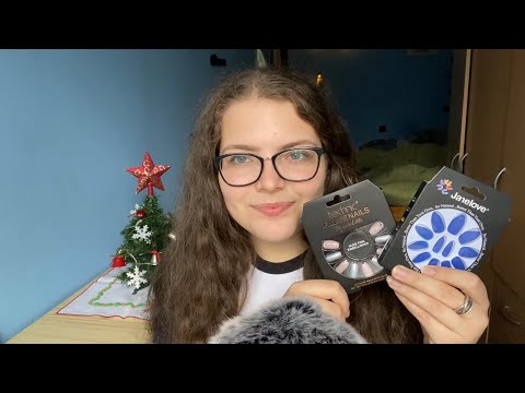 ASMR CZ Haul - umělé nehty | šeptání a ťukání na obaly 💅