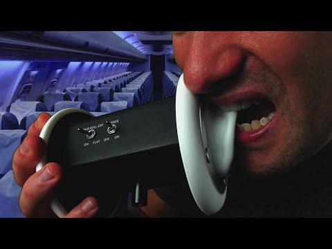 ASMR Intense Ear Eating On A Plane