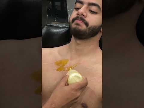 Oily Chest massage #massagetherapy #chestmassage #oil #asmrmassage #asmrsounds #lahoribarber #relax
