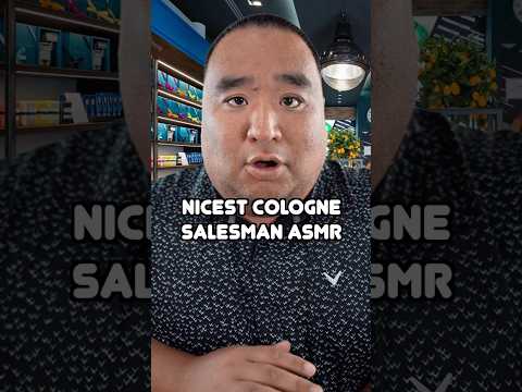 The NICEST Cologne Salesman #asmr #shorts