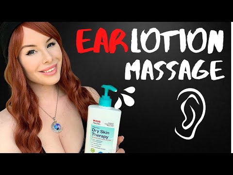 ASMR ❤️ LOTION EAR MASSAGE 🙌💦 NO TALKING 🤐