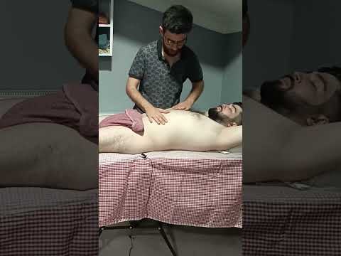 LEGENDARY CHEST, ARM AND ABDOMEN RELAXING MASSAGE #satisfying #relaxing #asmr #shorts #massage