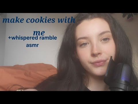 Make cookies with me (asmr)