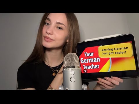 ASMR Teaching You German 🇩🇪 (chaotic)