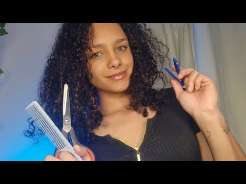 ASMR RP • A nova barbeira da cidade veio cuidar de você!  💈💇🏻❣️