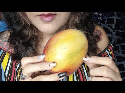 ASMR Comiendo mango 🥭 maduro