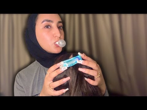 ASMR Scalp Scratching & Gum Chewing 😴 Intense Crunchy Sounds for Deep Tingles