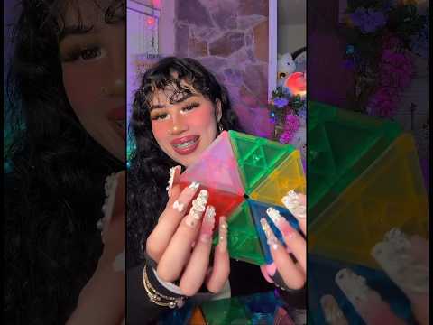 Magnetic Tiles ASMR🤯🙌🏻🔥 #asmrtingles #asmr #shorts