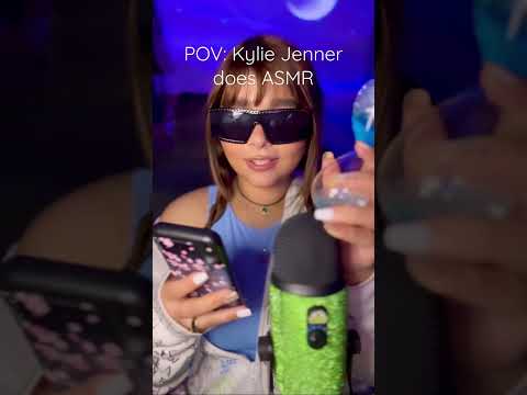 Kylie Jenner does ASMR #asmr #kyliejenner