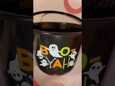 ASMR Tapping On A Halloween Basket #ASMR #Shorts