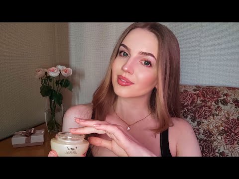 АСМР Ухаживаю за тобой перед сном • ASMR Personal attention