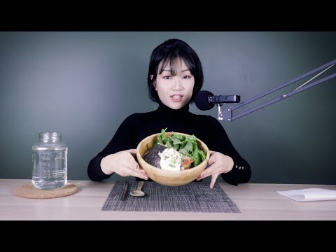 연어 라이스볼 Salmon Rice Bowl Eating ASMR