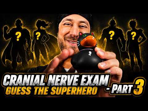 ASMR Fast Cranial Nerve Exam but You're a Superhero - PART 3