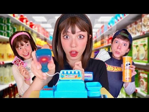 ASMR | A MENINA DO MERCADO E SEU AJUDANTE ATENDEM CLIENTES ALEATÓRIOS 🛒