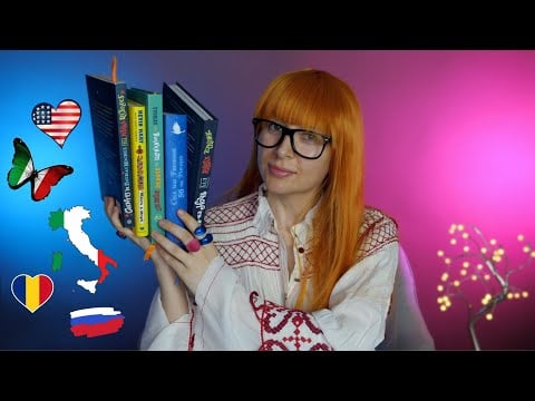 Reading in 5 Languages *ASMR