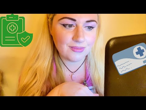 ASMR…Medical Receptionist Role Play 📋(Completing Your Medical Intake Form)