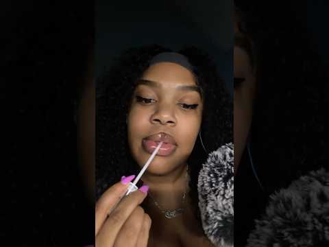 lip gloss application 💋 #shortscreator #asmr #lipgloss #short #asmrshorts