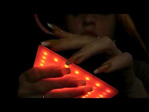 ASMR with Red Light & Nails 🔴 | Hypnotic Taps & Clicks