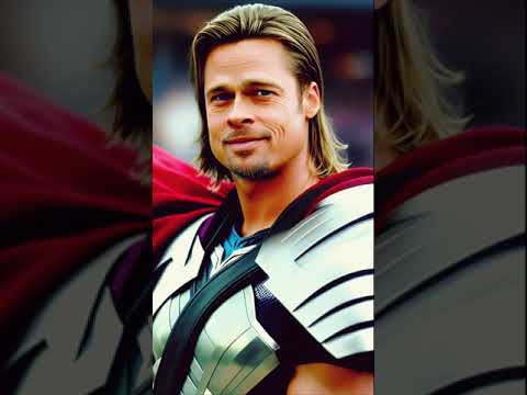 Нейросеть рисует Брэд Питт Тор / Brad Pitt Thor