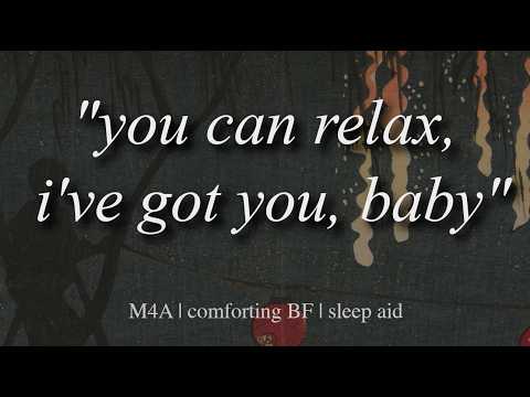 older boyfriend cuddles you back to sleep [ASMR roleplay] [sleep aid] [cozy] [breathing]