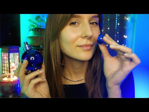 ASMR po polsku 🌙 Kolekcja Perfum 🦋 SHOW N' TELL (bardzoo bliski szept, stukpuk)