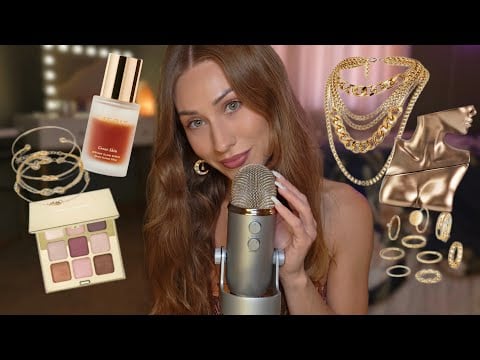 ASMR | ✨️ All Things *GOLD* With My New Mic! 💛 (glass bottle & jewelry tapping)