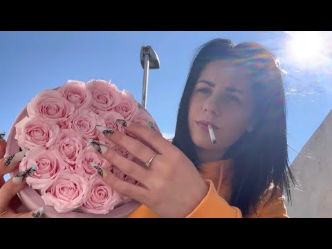 ASMR | Pink Roses Crinkles & Smoking 💕 Rose Forever New York 🌹