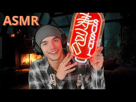 ASMR // Tapping and Whispers Next To A Cozy Fire 🔥