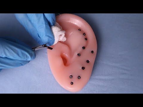 ASMR EXTRAÇÃO DE CRAVOS PRETOS NA ORELHA! *oddly satisfying