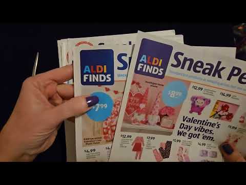 ASMR | 12 Weeks of Aldi Sales Circulars (Soft Spoken)