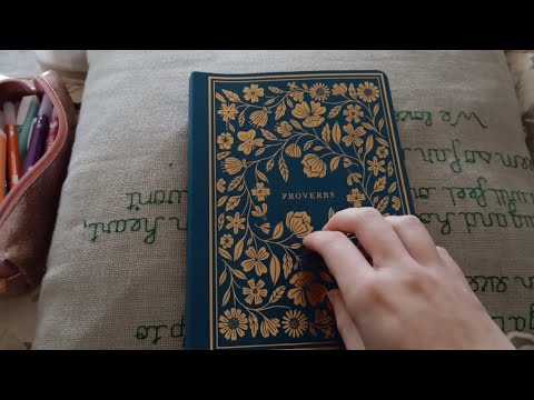 Christian ASMR | Proverbs Study pt 8 | Soft Spoken, Deep Whisper, Mouth Sound