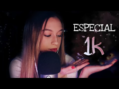 ⭐ ASMR ||| Pau ASMR Especial 1k ||| Sonidos cosquillosos ||| Objetos cosquillosos ⭐