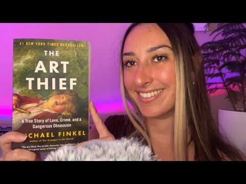 ASMR book haul ♡ w/ natural rain sounds