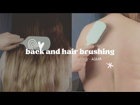 Casual ASMR Back and Hair Brushing