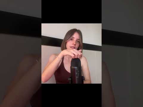 lo fi mic tapping pt. 2 🎤 ✨️ #asmr #fyp #tinglebay #lofi