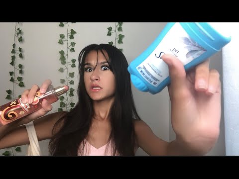 ASMR| Girl that has everything in her bag gossips and talks to you! *she’s a bit mean*