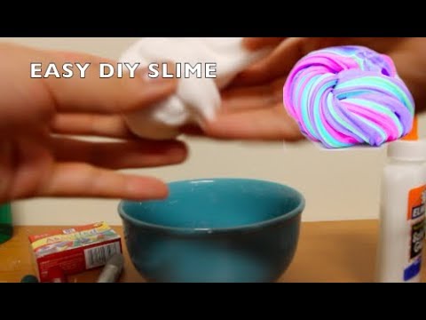 EASY DIY FLUFFY SLIME! CHEAP AND QUICK TUTORIAL