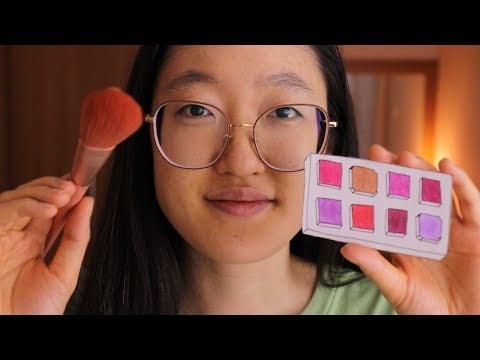 ASMR: MAQUIANDO VOCÊ PARA UM ENCONTRO 💗😘 (FALA SUAVE, ROLEPLAY)
