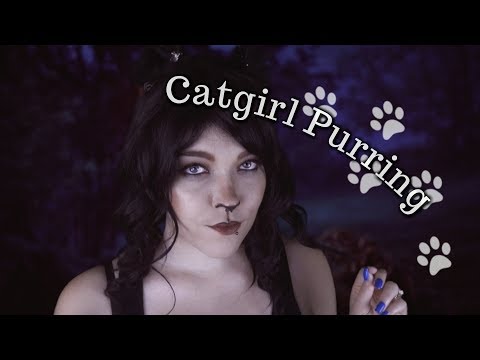 ☆★ASMR★☆ Catgirl Purring & Hand Movements