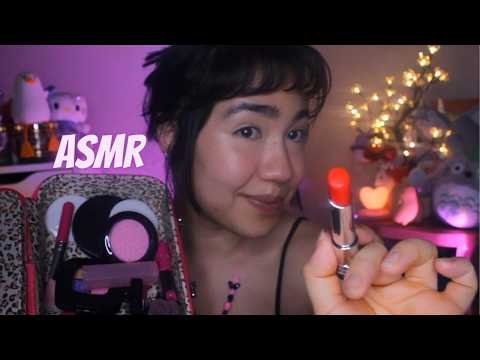 ASMR MAKE FAKE | TE MAQUIANDO DELICADAMENTE NO SEU SONO 😴