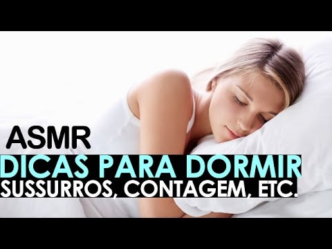 ASMR dicas para dormir, sussurros, etc. (Português / Portuguese)