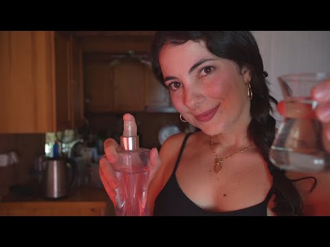 ASMR na Cabana 🏕️ Curativo Suave, Chá Quentinho & Carinho Reconfortante ✨